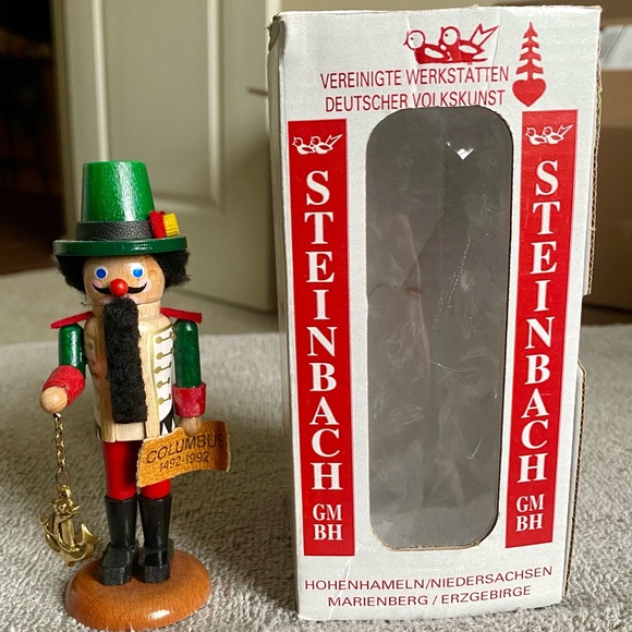 Vintage Mini Steinbach Christopher Columbus Nutcracker - Picture 1 of 2